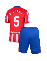 Atletico Madrid Rodrigo De Paul #5 Hjemmedraktsett Barn 2024-25 Korte ermer (+ bukser)